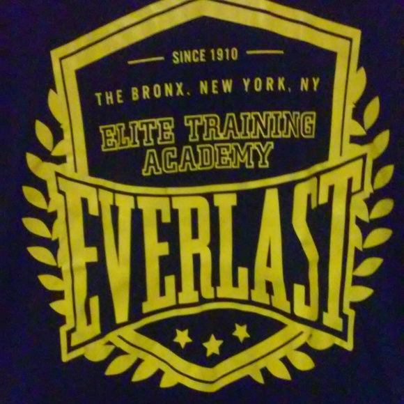 Everlast Black T Shirt 3XL EverDri - Picture 2 of 6